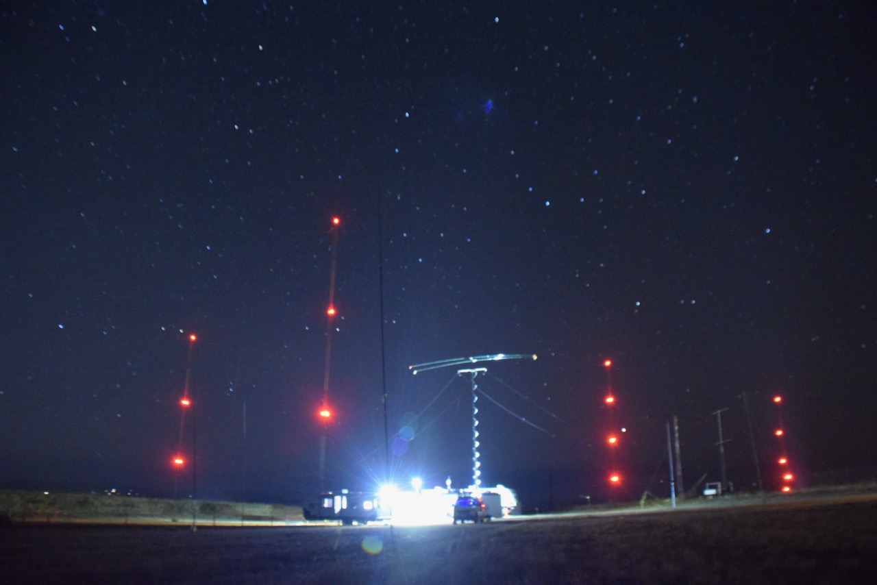 WWVB towers and stars