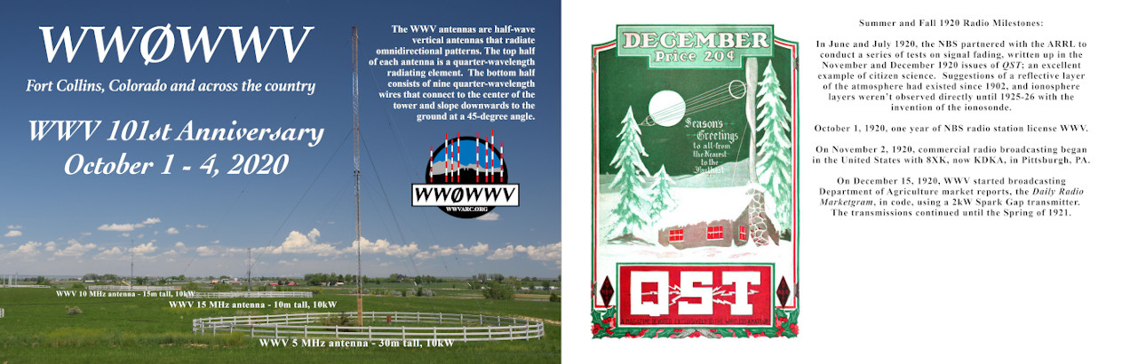 WW0WWV QSL card October 2020 event