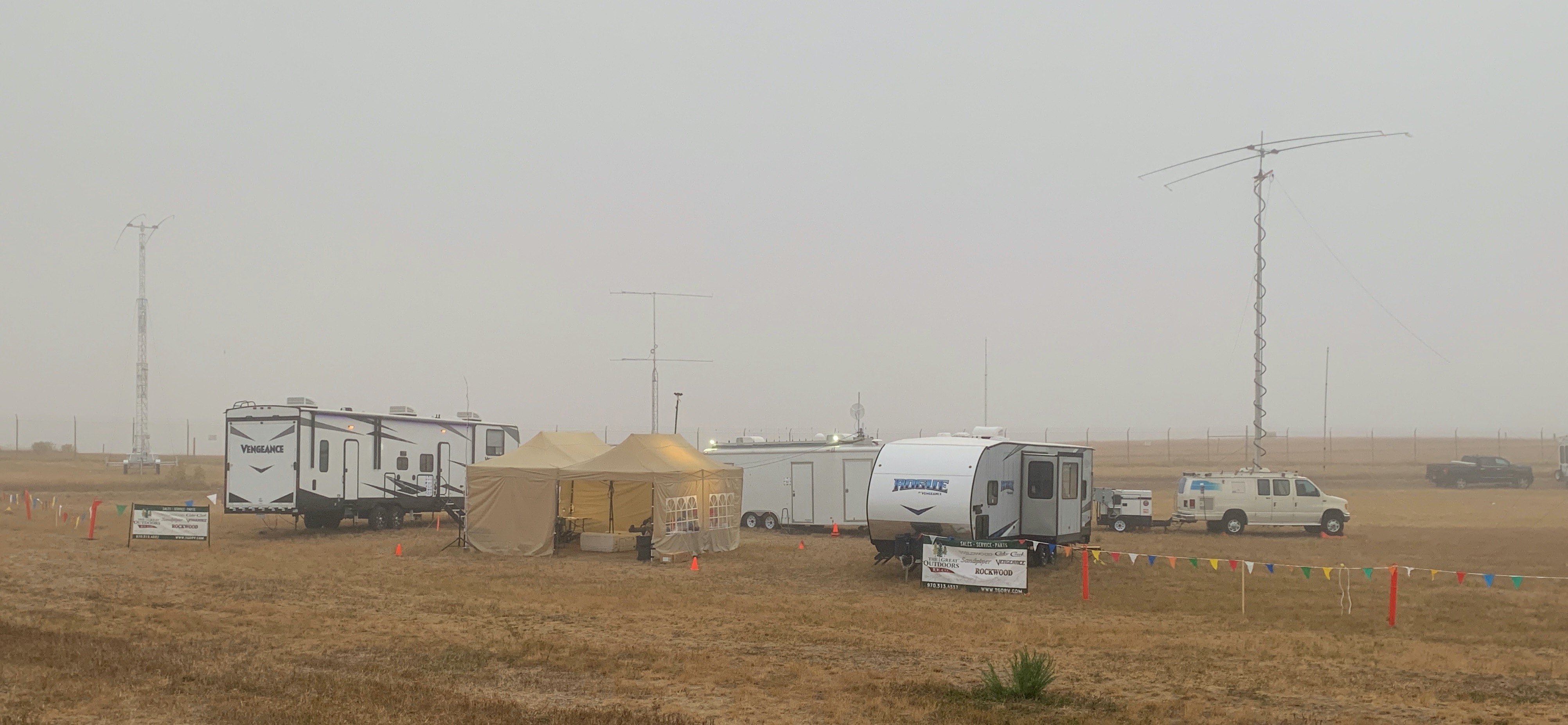WW0WWV Site in the fog 9/30/2019