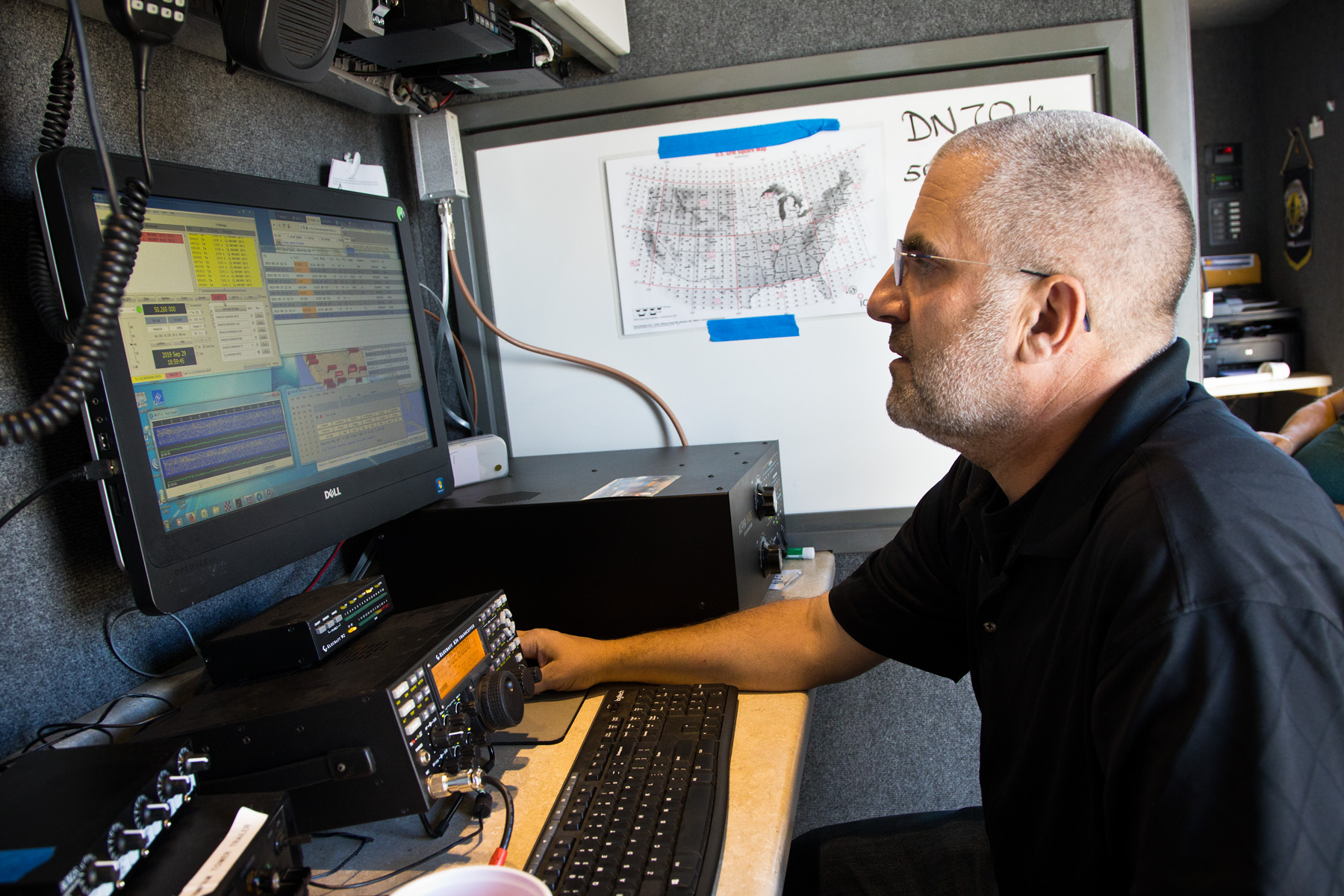 Doug Sharp, K2AD, operating 6m meteor scatter